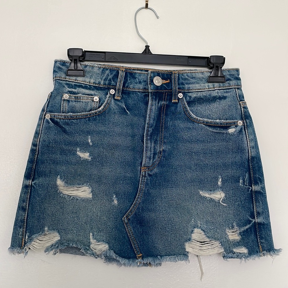 Zara denim skirt, XS